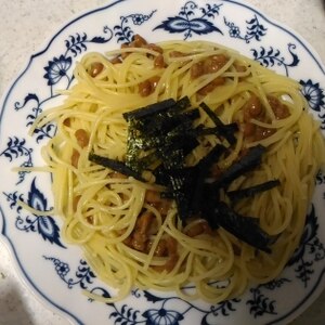 簡単☆短時間で★納豆パスタ